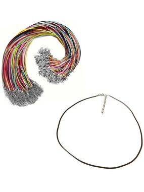 🔴 5 for $10 ONE Darker Brown Hemp Rope Necklace for Jewelry Making